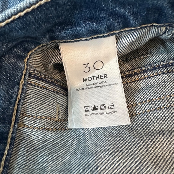 MOTHER Superior Denim The Lasso Utility Sneak Jeans Its a Small World Sz 30 NEW - Picture 11 of 14